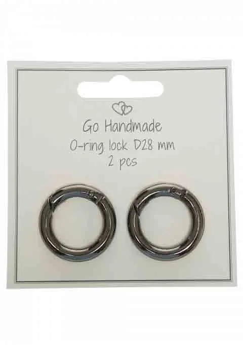 Go Handmade O-Ring Lås 28 mm (2 stk)